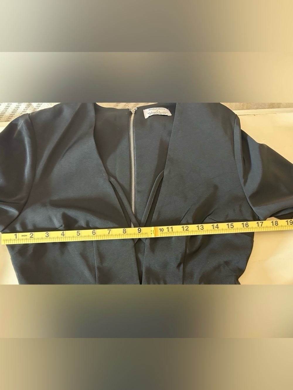 Runaway The Label Black Ruffle Bell Sleeve Mini Dress Size 6 (US) Witchy, Gothic - Picture 10 of 11